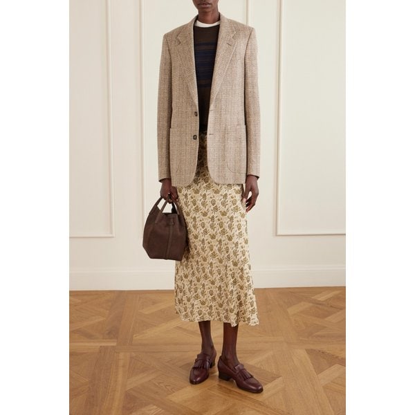 헤들랜드 체크 트위드 블레이저 46376663162953807