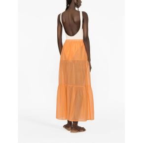 Skirts Orange Midi skirt V18REORANGE Orange