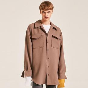 OVERFIT POCKET SHIRTS JACKET_BROWN (1788433GA)