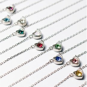 써지컬체인 스와로브스키 탄생석 My Birthstone Necklace 목걸이 (12 color)