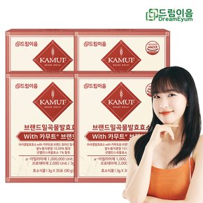 최하슬 카무트 효소 브랜드밀 곡류 발효효소 3g x 120포 4개월분