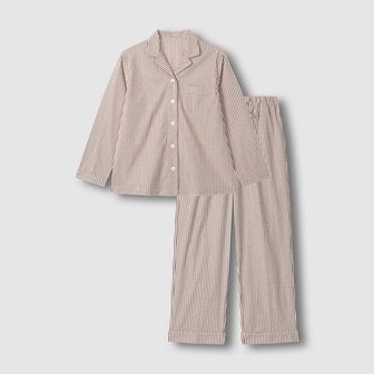 JAJU 여 코튼 스트레치 10부 파자마 세트 J216901001073