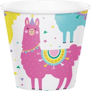 라마 종이컵 9oz CC Llama Party paper cups