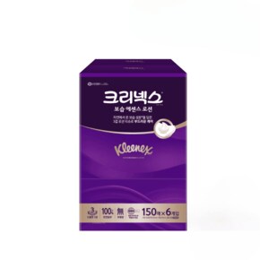 갑티슈 보습에센스 로션 국내생산 미용티슈 각티슈 150매 X 6입