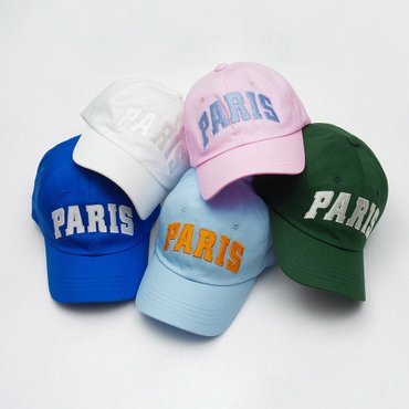 벤시몽 [선물하기] PARIS BIG LOGO BALL CAP - 5color