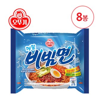  오뚜기메밀비빔면 130g 8개