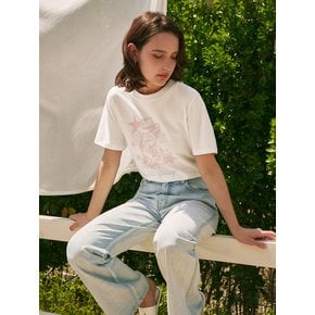 [2컬러] 카우보이 캣 반팔 티셔츠
