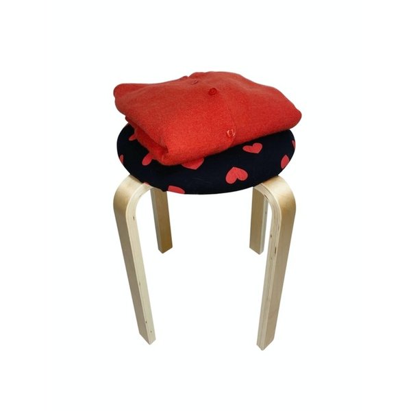 Love stool (black&red)