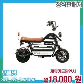 디스커버리 와일드 전기 전동스쿠터 S20_12A (화이트) 48개월 31000