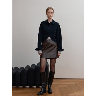 퍼블리카엑스 MAEVE MINI SKIRT, BROWN