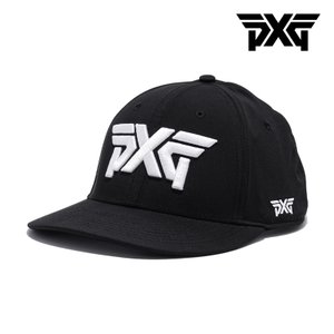  PXG 경량 스트럭쳐드 로우 크라운 스냅백 골프 캡모자 블랙