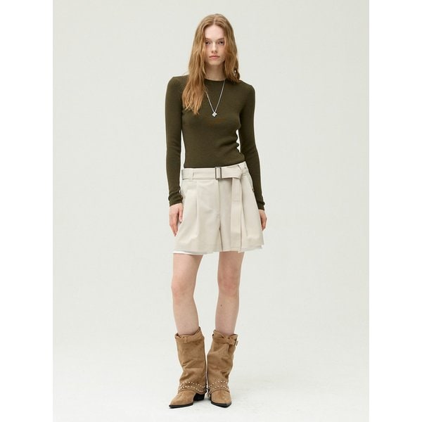 베이직 슬림핏 니트 풀오버 EMQ2KPO210