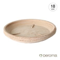 [데로마 Deroma] 테라코타 이태리토분 화분받침대 소토바소 로톤도.T(18cm)