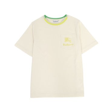 버버리 키즈 반팔티셔츠 CEDAR SCRIBL 8079784 A4802 (성인착용가능)