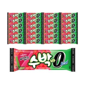 롯데제과 수박바 0칼로리 75ml x24개