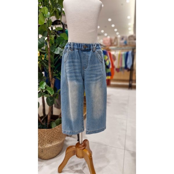 [파주점] 리틀그라운드(DM)데님인더박스- 데님세미와이드팬츠 7511141004