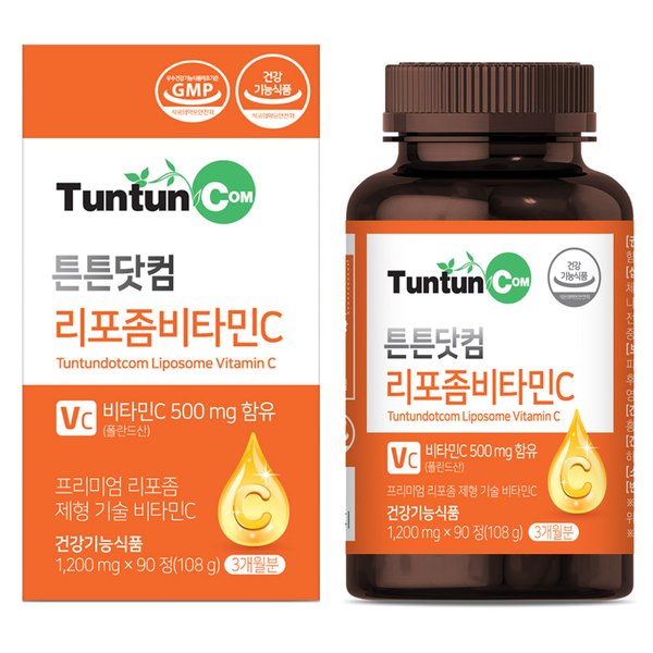 리포좀 비타민C (3개월분) 프리미엄 리포좀 제형 기술 비타민C / 1200 mg x 90 정