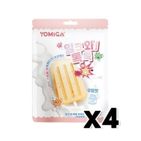 밀크와톡톡 우유맛 디저트간식 48g x 4개