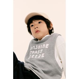 H&M 더블 레이어 탑 라이트 그레이/Sunshine 1234662002