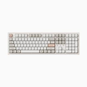 K10 Ultra 울트라 8K 레트로 베이지 RGB 핫스왑 저소음 바나나축 무선 사무용 기계식 키보드