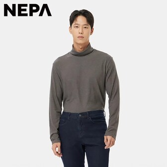네파 [부산점] 남성 소프트 하이넥 티셔츠 7L75363