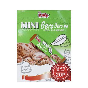더캣츠 미니 베로베로 닭고기 10g 1P 고양이간식