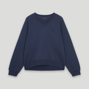 V넥 로고자수 맨투맨 (CLA-TS501W2)