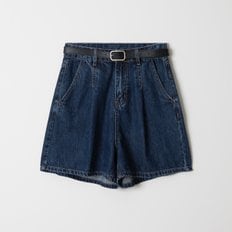 핀턱 데님 숏팬츠 LCFGGPT03