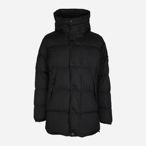 5F 4100012 S0A23 V0029 크링클랩스 와펜 후드 패딩 자켓 블랙