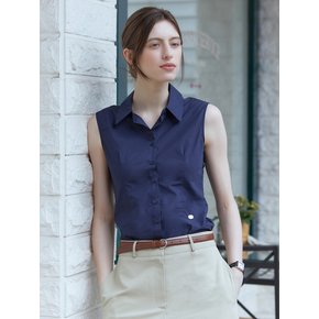 Stick sleeveless shirts - navy