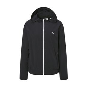 [24SS] [스테디셀러]솔리드 로고 후드점퍼 (BLACK) WWJU4A301BK