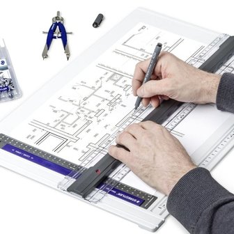  스테들러 A-3 제도판 건축사 휴대용 제도기 제도용품 (WED7E00)