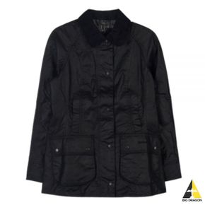 바버 Beadnell Wax Jacket - Black (LWX0667 BK11) (비드넬 왁스 자켓)