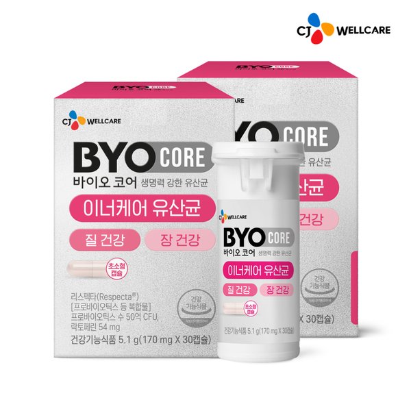 바이오코어 이너케어 질건강 유산균 30캡슐 2개
