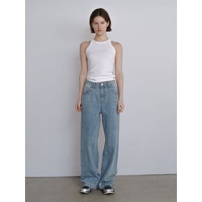 QDRY Diagonal Denim Pants - Sky