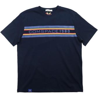 컴페이스1980 [COMSPACE1980] Triple Line Print T-Shirt NAVY (S2263464)