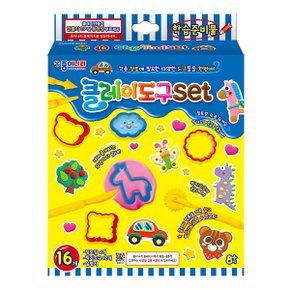 클레이 도구 세트/모양틀/점토 칼/찍기 도구 종이나라 클레이 도구 세트 모