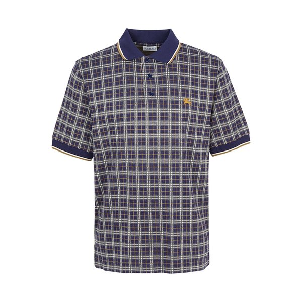 [부산점] 체크 남성 카라 반팔티셔츠 8119562