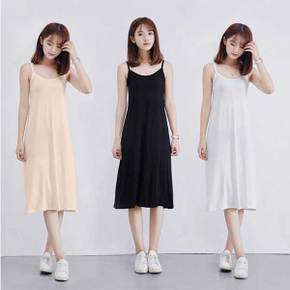[2종] 부들부들 스판 소프트 미디움 원피스 3color