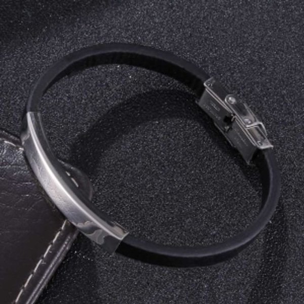 브링리커플우정스텐실리콘레이어드슬림팔찌 (WFHWR48)