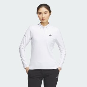 2023 FW Women Golf 에어로레디 빅 BOS 긴팔 폴로 셔츠 HY0919 (화이트)