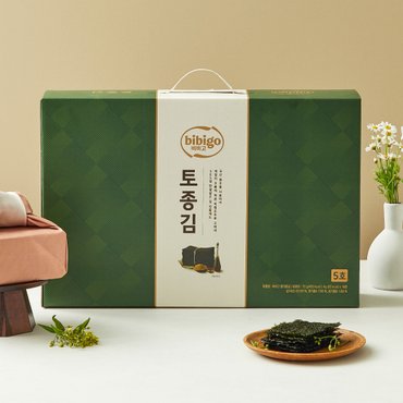 CJ제일제당 [12/30(월)이후순차출고] [본사배송]  비비고 토종김 5호 x 1box(5EA)(쇼핑백동봉)