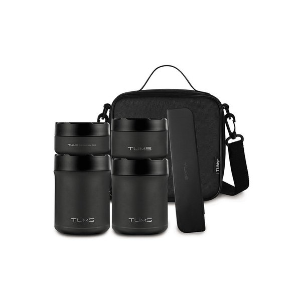 블랙스톤 보온도시락 4P+수저+전용가방