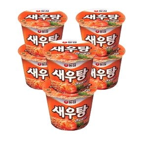 농심 새우탕컵(대) 115g x6개 / 컵라면 큰사발면[무료배송]