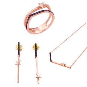 14K GOLD 진주＆수정＆유색 보석 47463