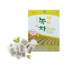 KY식품 끈없는 티백녹차 현미녹차1.5gX200포