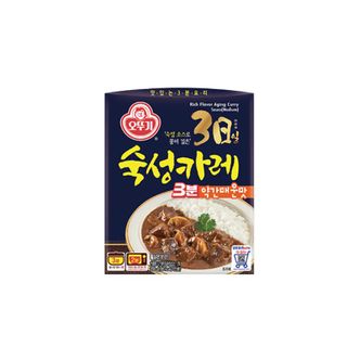 오뚜기 3일 숙성카레 3분 약간매운맛 200g x 24개[31924015]