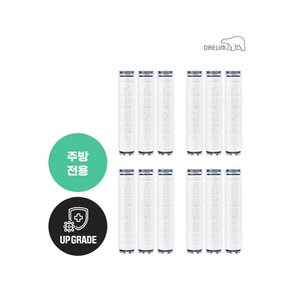 디클린 멀티필터 항균플러스 주방헤드 리필필터(12개입)SET(1년패키지)