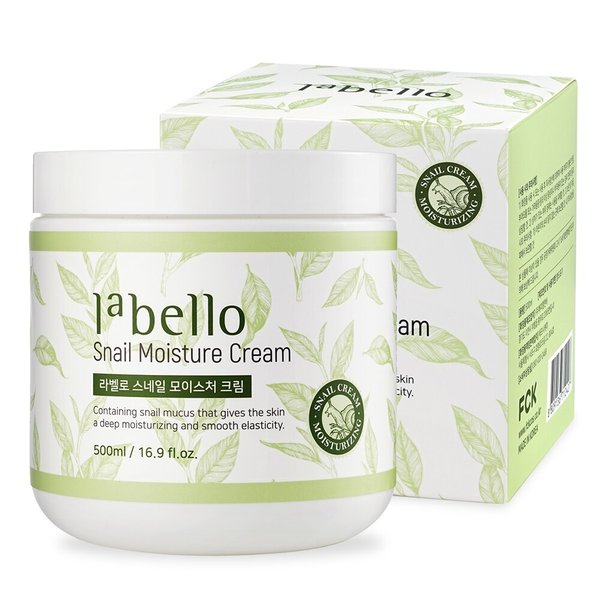 달팽이 크림 500ml 대용량 라벨로 스네일크림 수분크림