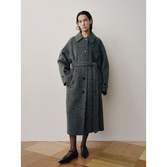 모한 RTF ALPACA BALMACAAN COAT [HAND MADE]_CHARCOAL-HERRINGBONE